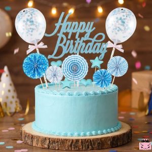 17 delni Set za dekoracijo torte z Happy Brithday Topper